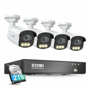 Kit surveillance PoE ZOSI C186 : parfait pour une sécurité optimale
