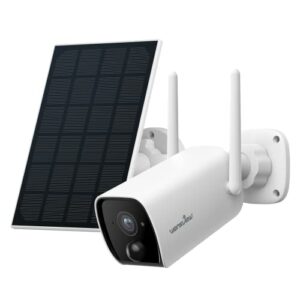 Wansview 2K WiFi solaire : Caméra surveillance extérieure sans fil